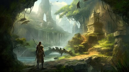 Beautiful Fantasy Game Artwork