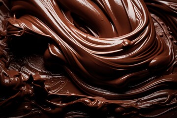 Wall Mural - Chocolate Abstract. Generative AI