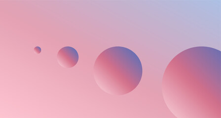 Wall Mural - pink gradient minimalist style background for websites fill text and wallpaper