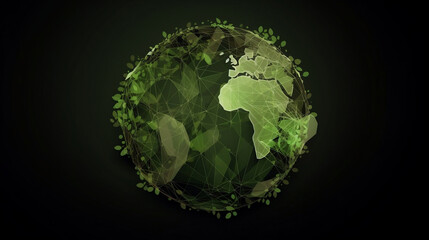 The earth as a global green network