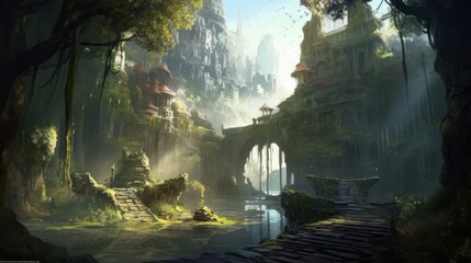 RPG Fantasy Game Art Background