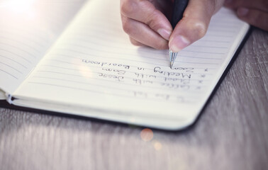 Poster - Planning out my day. an unrecognizable call center agent at work.