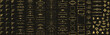 Set of Decorative vintage frames and borders set, Gold photo frame with corner Thailand line floral for picture, Golden luxury design decoration pattern. calligraphic design. ornament decorate Vector