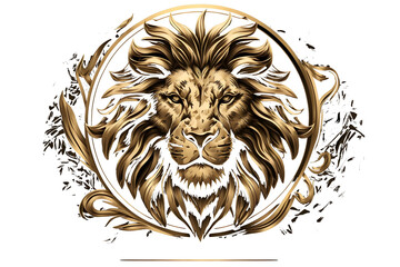 Poster - lion logo design