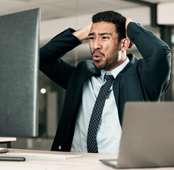 Sticker - It is a temporary detour, not a dead end. a young businessman making a phone call in order to monitor the stock market.