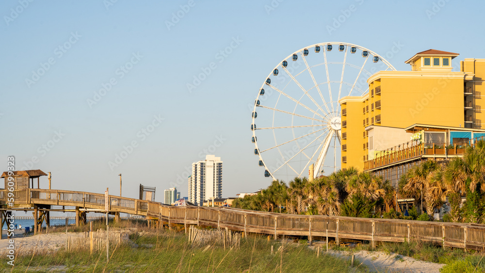 The SkyWheel Myrtle Beach, an amusement park ride in Myrtle Beach ...