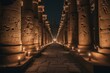Luxor Temple in Egypt. Generative AI
