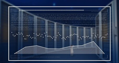 Poster - Animation of data processing over computer servers