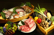 新鮮な肉・魚介類・野菜・果物｜食材の集合写真