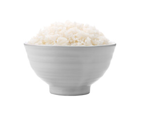 Wall Mural - rice in white bowl on  transparent png