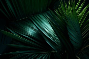  Enhance the hue of sugar palm's leaves. Generative AI