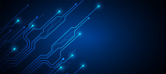 Aufkleber - technology background with hi-tech digital data