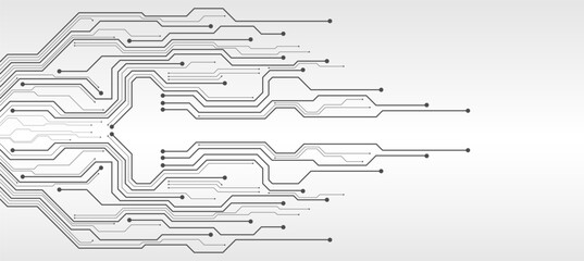 Aufkleber - technology background with hi-tech digital data