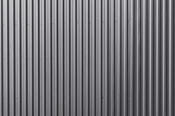 Striped wave Zine Aluminium steel metal sheet line industry wall texture pattern for tile background.