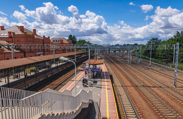 Sticker - Railway station in Skierniewice, Poland