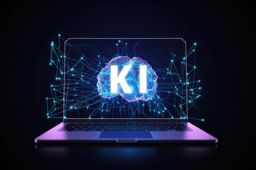 Künstliche Intelligenz, Konzept Illustration - Generative AI