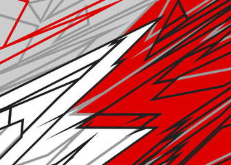 Poster - Abstract background with diagonal futuristic and geometric line pattern