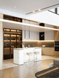 © murattellioglu - Modern and luxury home interior living room, kitchen