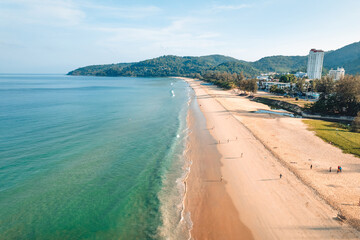 beach and island top view