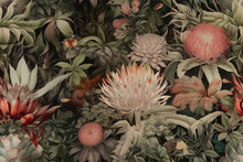 In This Botanical Ink Masterpiece Ernest Haeckel  , Generative AI