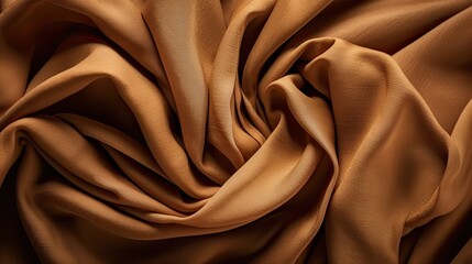 Wall Mural - Old-Textured Brown Fabric: Texture and Material for a Autumn Banner or Leather-Like Valentine's Ecommerce Template: Generative AI