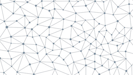 Fototapete - Abstract geometric background. Plexus mesh backdrop. Vector