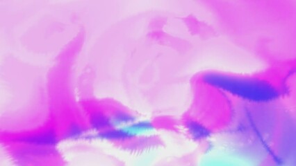 Poster - Colorful background with beautiful rings and spots. Motion. Moving background of energetic colored spots. Moving spots and circular lines in colorful background