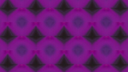 Poster - Psychedelic flashing pattern with bright flashes. Motion. Kaleidoscopic pattern with geometric shapes flashes brightly. Bright flashing colors of psychedelic diamond pattern