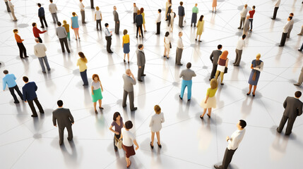 connecting peoples Generated AI