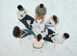 © K.A./peopleimages.com - Group therapy is a must. High angle shot of an unrecognisable group of people sitting together and talking during therapy.