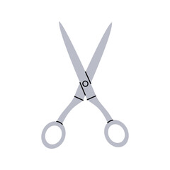 Wall Mural - Professional hairdresser scissors icon. Barber shop and hairdresser tools silhouette. Vector illustration.