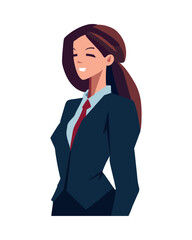 Wall Mural - Successful businesswoman design