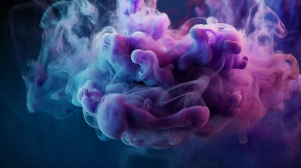 Wall Mural - abstract smoke background
