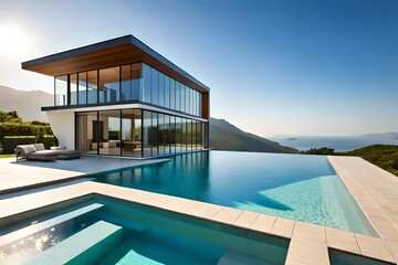 Wall Mural - Modern Luxury: Beautifully Designed Villa with Every Amenity