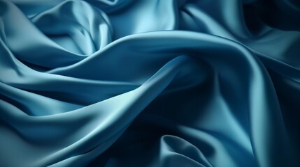 Luxury Silk Satin Curtain Background. Generative ai