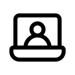 Sticker - online support icon