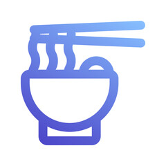 Poster - ramen gradient icon