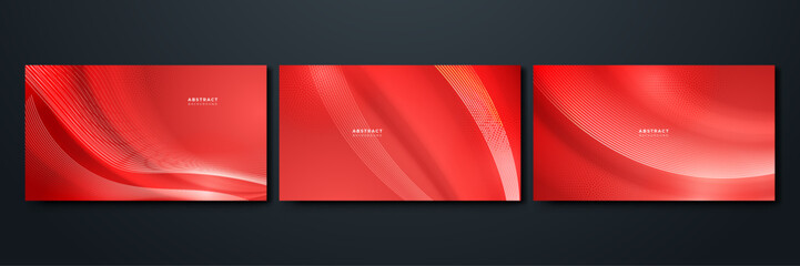 Poster - abstract asthetic hd wallpaper background red banner design multipurpose
