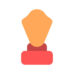 Poster - trophy flat icon