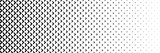 Fototapeta Desenie - horizontal black halftone of arrow design for pattern and background.