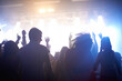 © Julie Francoeur/peopleimages.com - Music, lighting and people at concert, dancing and energy at festival from back together at live event. Dance, fun and group of excited fans at stage arena or rock band performance and crowd at party