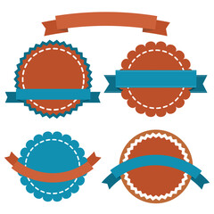 Fototapete - retro banners. Vector template. Graphic element. Award background. Vector illustration.