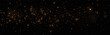 © kulinskaia - Golden glitter.Light effect.Glittering particles background. Gold dust on a transparent background.