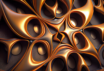 Aufkleber - abstract background with gold