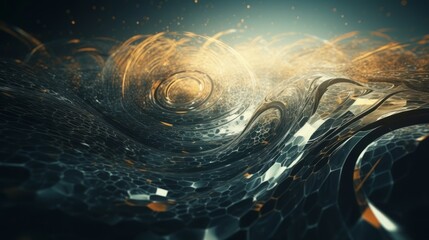 Poster - Modern Abstract Background with Ample Copy space. Generative ai