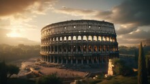 Springtime In Rome: Colosseum Through The Lens Of Generative AI