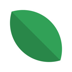 Wall Mural - green leaf icon design element.