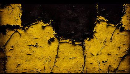 Wall Mural - Yellow Grunge Texture