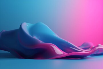 background wallpaper cyberspace liquid geometric pink shape graphic decorative light. Generative AI.