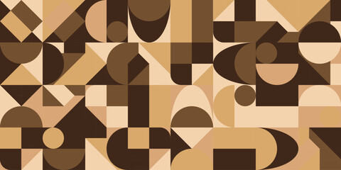 Abstract geometric seamless pattern
